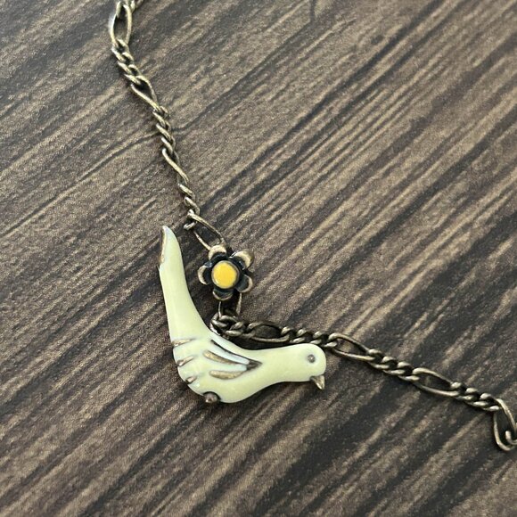 2000s Flower Pendant Necklace ASO Alex Russo - Picture 6 of 9